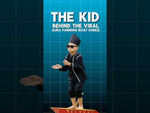 The Viral Kid Behind the “Aura Farming” Boat Dance 🤯 He Just Broke the Internet! #shorts