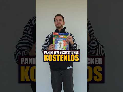 Kostenlos: Panini WM 2026 Sticker mit Album 🤯