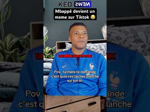 MBAPPÉ DEVIENT UN MÊME SUR TIKTOK ? 😂 (C’est drôle ou pas ?) #shorts #mbappe #meme #tiktok