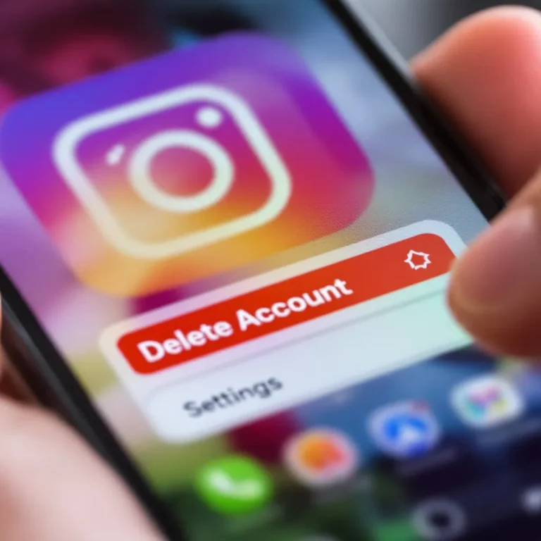 comment supprimer un compte insta