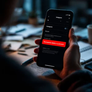 instagram supprimer compte