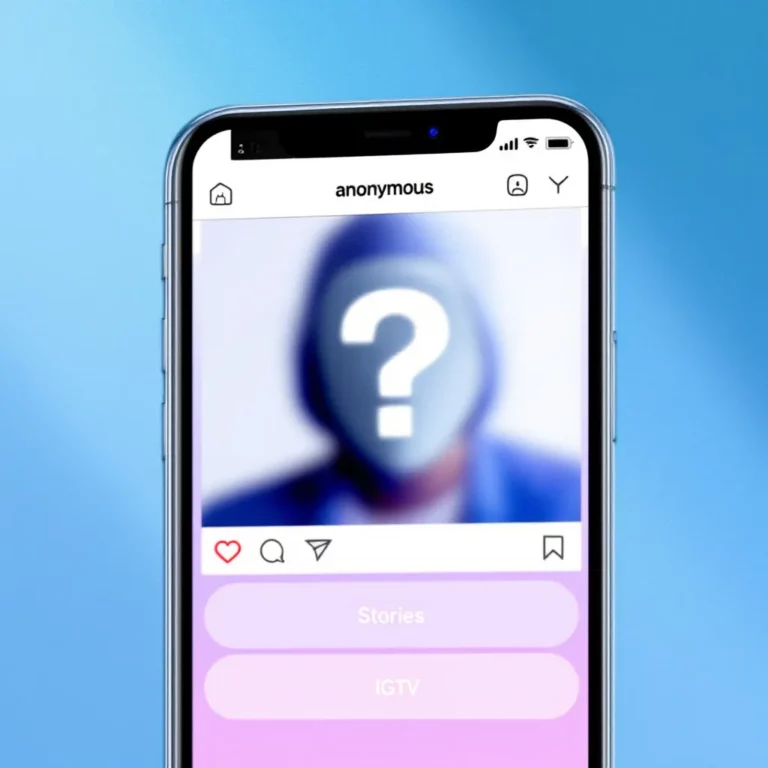story anonyme instagram