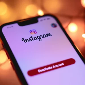 desactiver un compte instagram