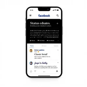 police d'écriture facebook