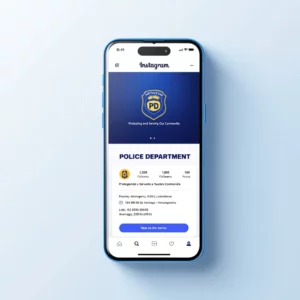 police instagram bio