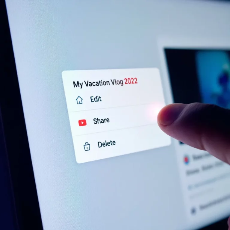 supprimer video youtube