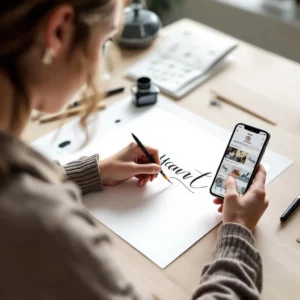 calligraphie instagram